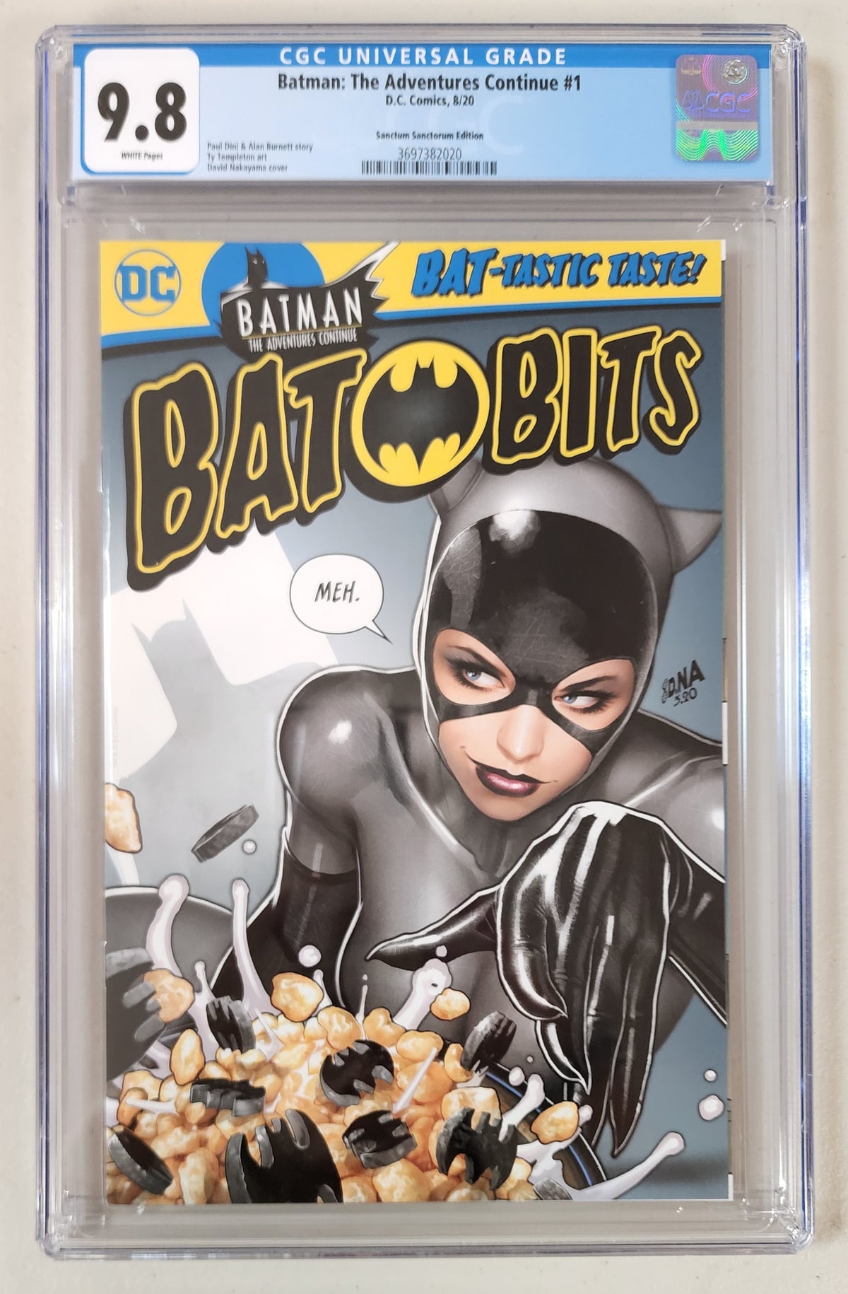 9.8 CGC BATMAN THE ADVENTURES CONTINUE #1 (OF 6) SSCO DAVID NAKAYAMA VARIANT 2020 [3697382020] comic DC COMICS   