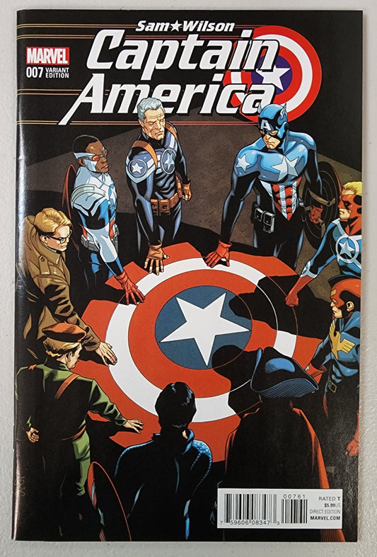 CAPTAIN AMERICA SAM WILSON #7 (1ST APP AVRIL KINCAID) 2016  MARVEL COMICS   