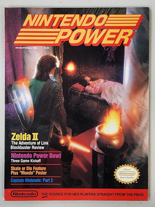 NINTENDO POWER #4 ZELDA II NES GUIDE 1989