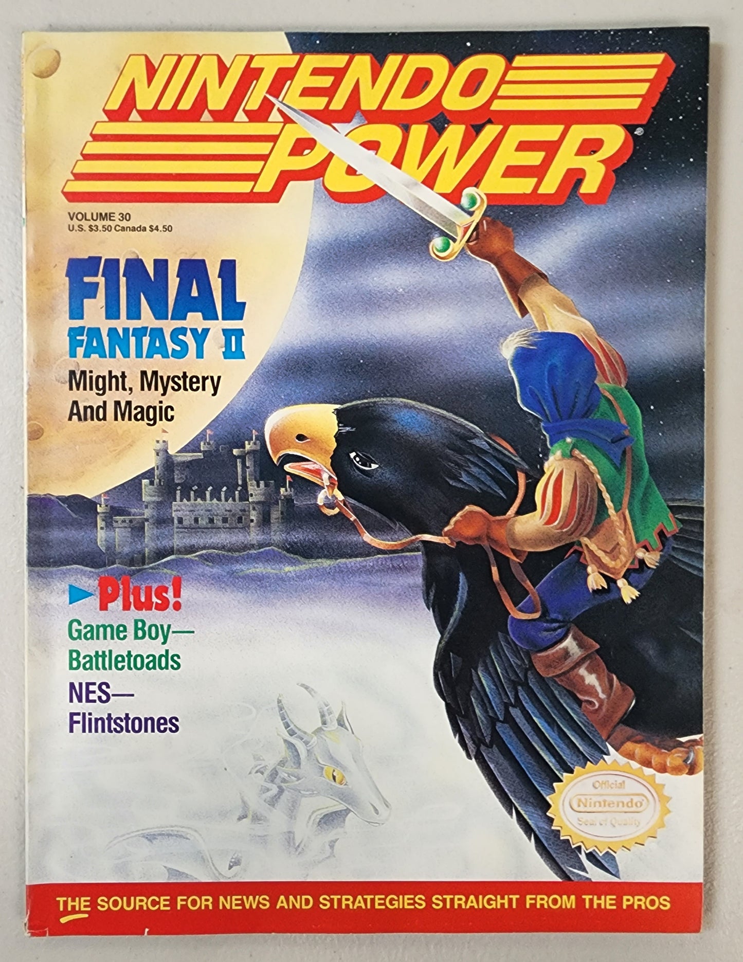 NINTENDO POWER # FINAL FANTASY II NES GUIDE 1991