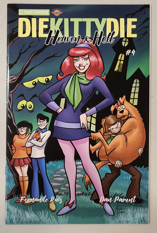 DIE KITTY DIE HEAVEN AND HELL #4 SCOOBY DOO HOMAGE RUIZ VARIANT comic book CHAPTERHOUSE PUBLISHING, INC   