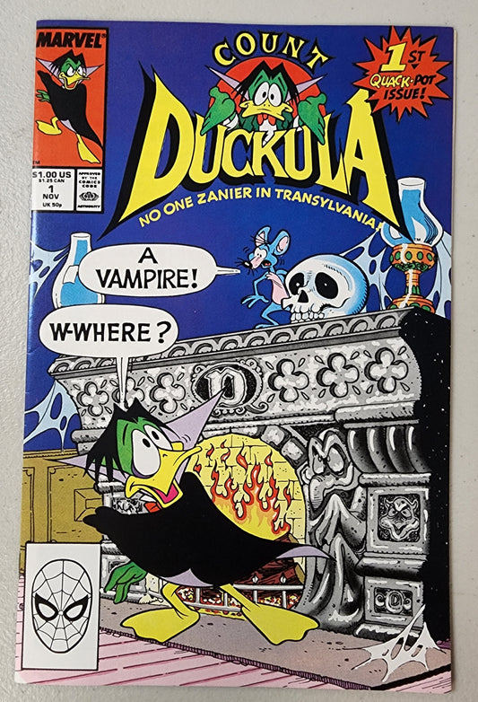 COUNT DUCKULA #1 1988 comic book MARVEL COMICS   