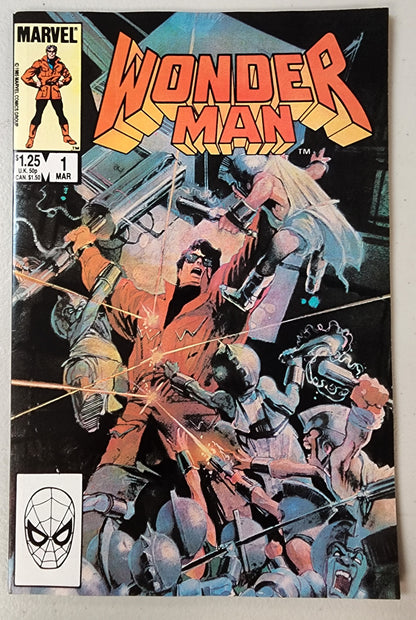 Wonder Man #1 1986 Bill Sienkiewicz comic book MARVEL COMICS   