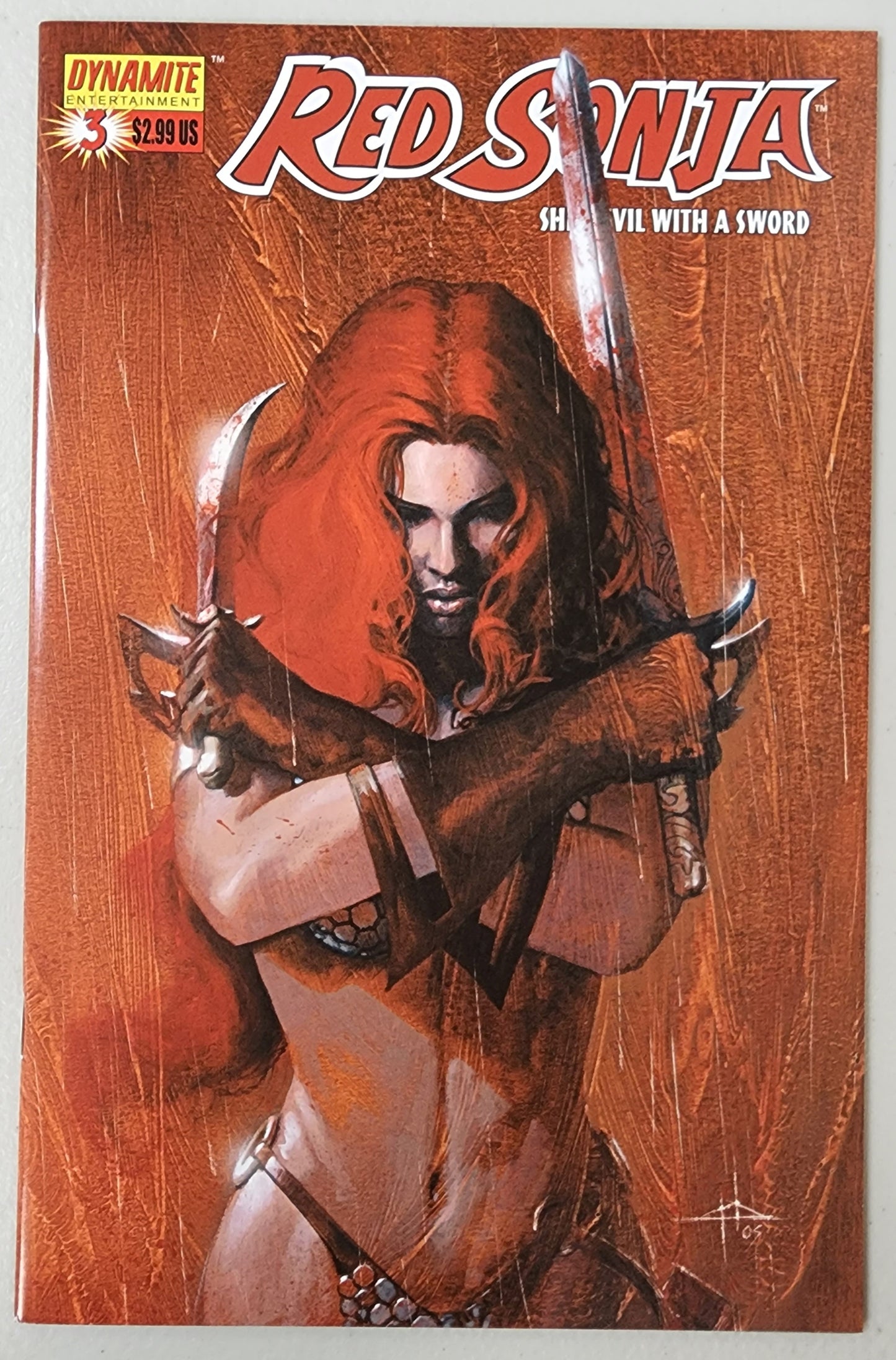 RED SONJA SHE DEVIL WITH A SWORD #3 GABRIELE DELL'OTTO 2005 DYNAMITE comic book DYNAMITE   