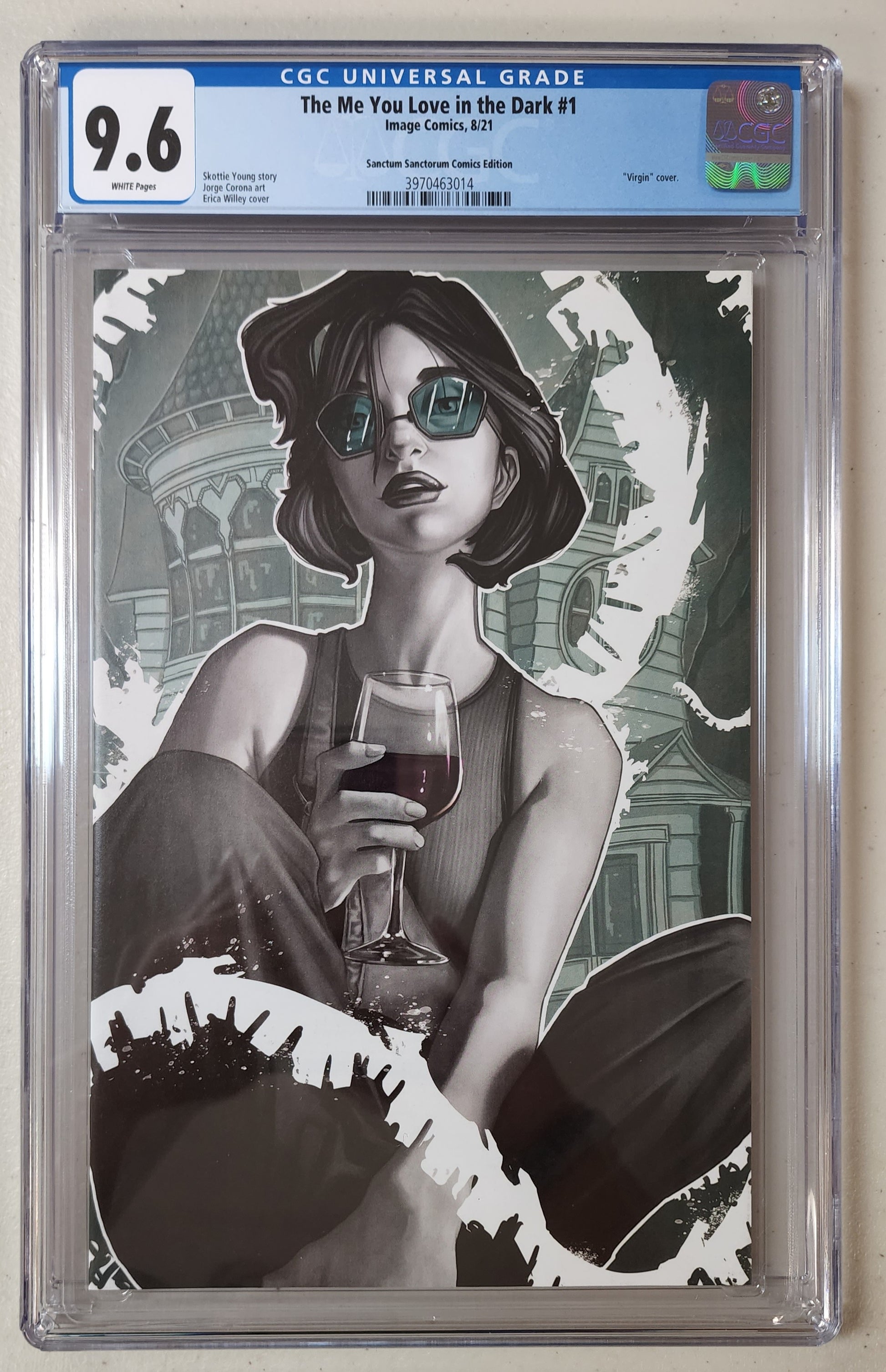 9.6 CGC THE ME YOU LOVE IN THE DARK #1 WILLEY VARIANT [3970463014] Me You Love In the Dark IMAGE COMICS   