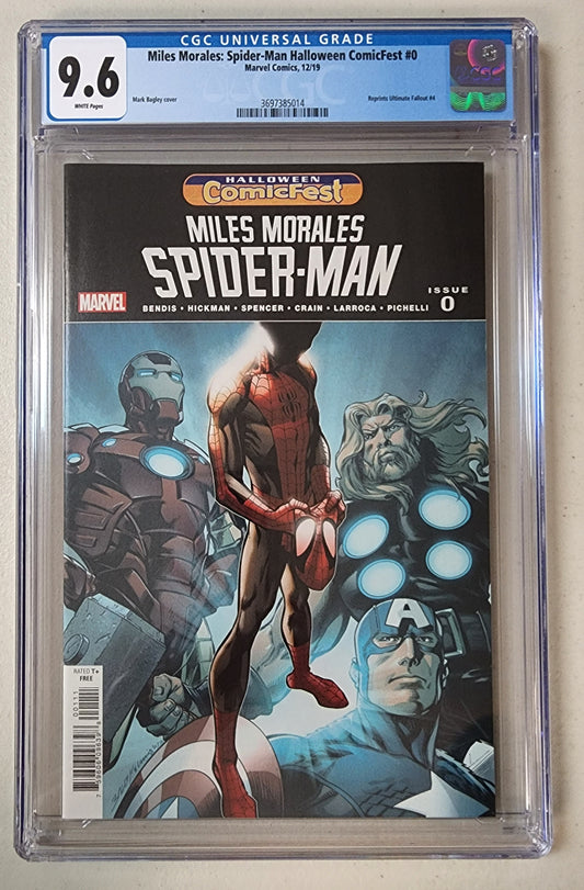 9.6 CGC Miles Morales Spider-Man Halloween ComicFest #0 2019 [3697385014]