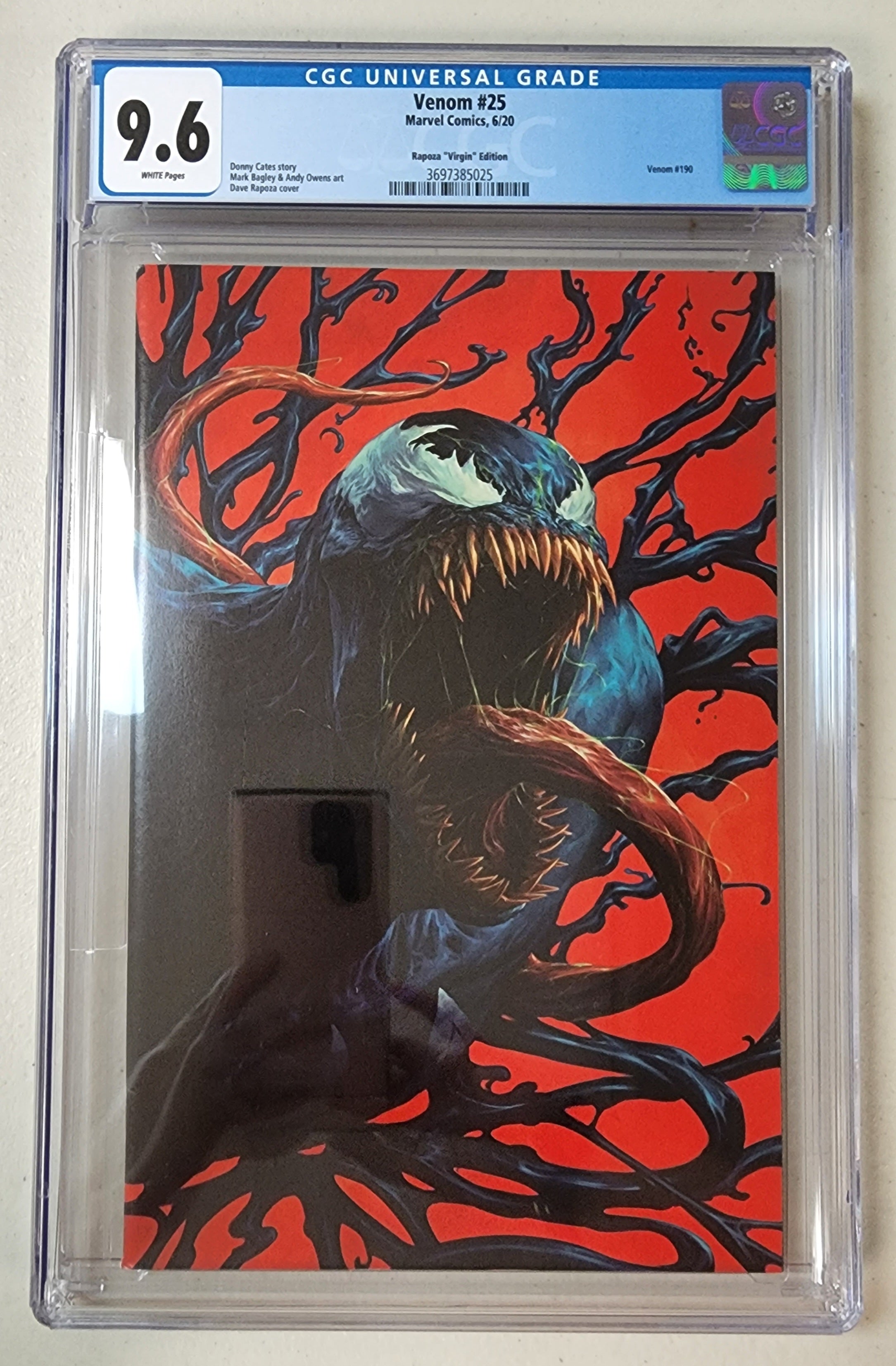 VENOM #27 RYAN STEGMAN 1:100 INCENTIVE 9.6 2024 CGC