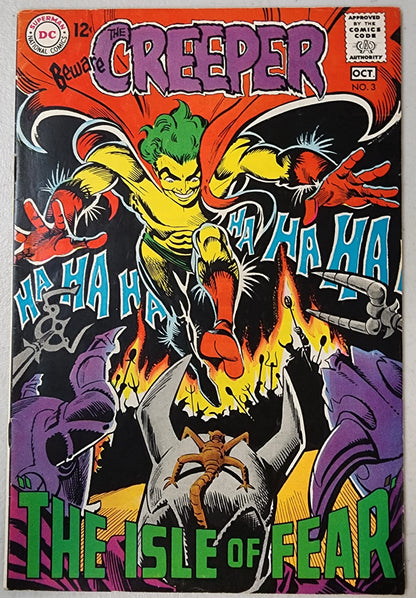 BEWARE THE CREEPER #3 1968 Creeper DC COMICS   