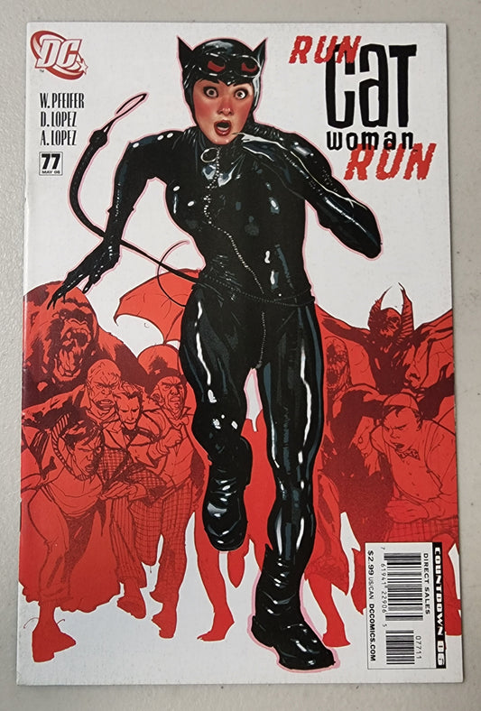 CATWOMAN #77 ADAM HUGHES COVER 2008  DC COMICS   