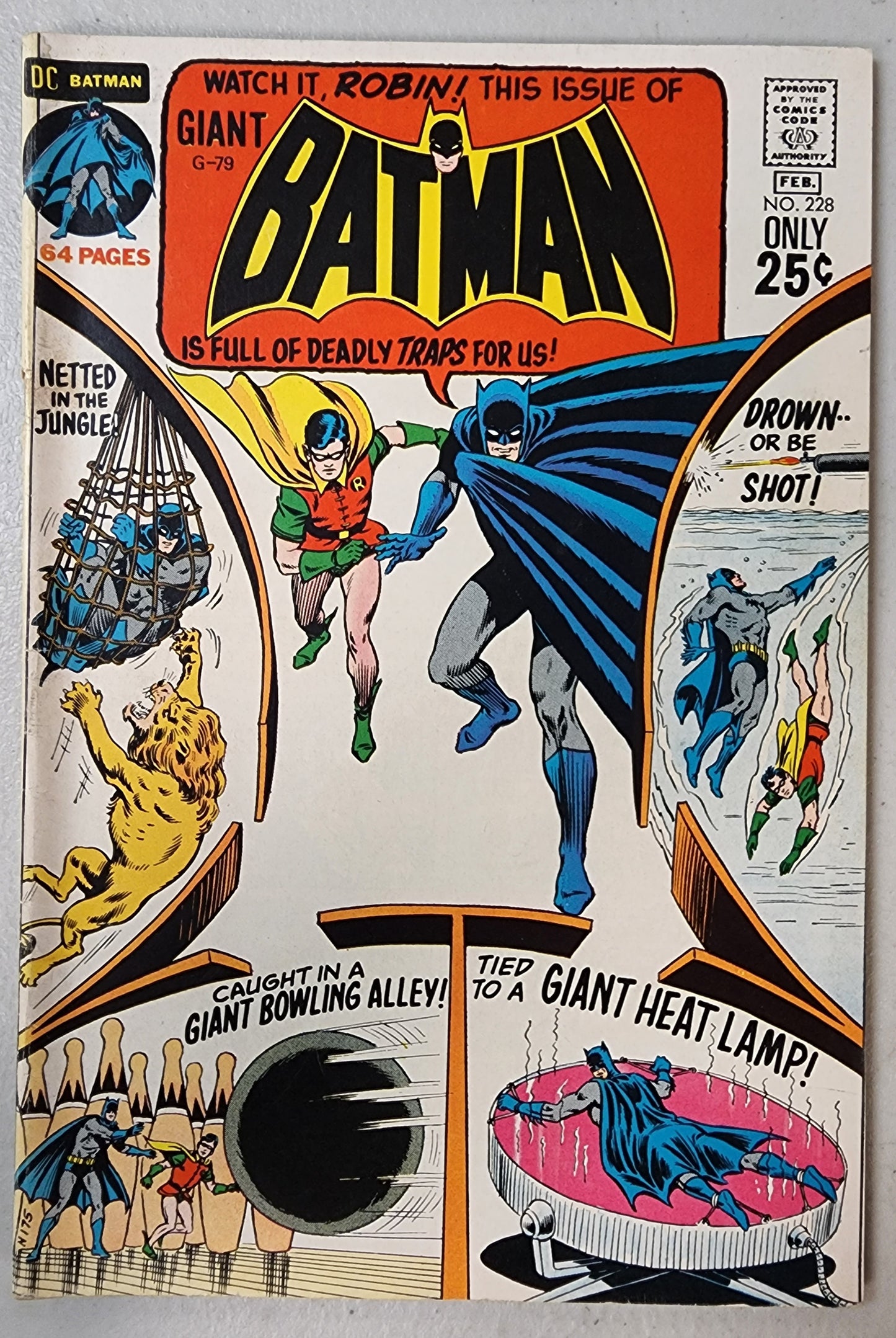 BATMAN #228 1971 comic book DC COMICS   