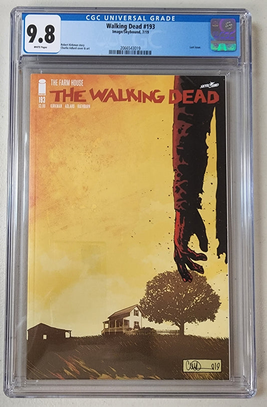 9.8 CGC Walking Dead #193 1st Print Last Issue 2019 [2066543019]