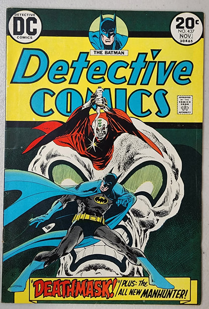 DETECTIVE COMICS #437 1973 1st NEW MANHUNTER & CHRISTINE ST. CLAIR