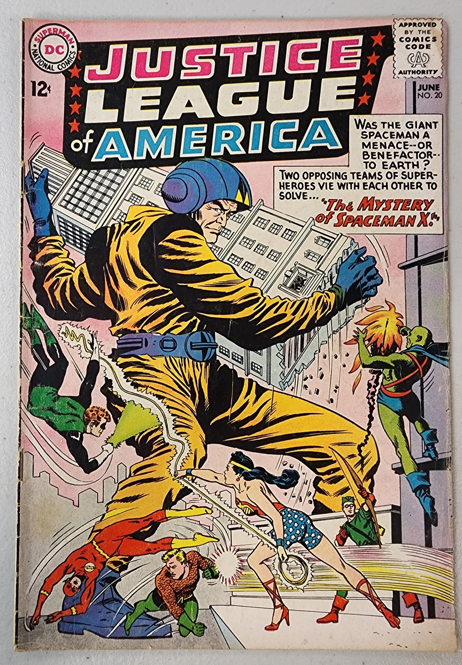 JUSTICE LEAGUE OF AMERICA #20 1963 comic books DC COMICS   