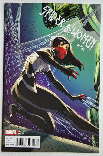 SPIDER-WOMAN ALPHA #1 J SCOTT CAMPBELL CONNECTING VARIANT