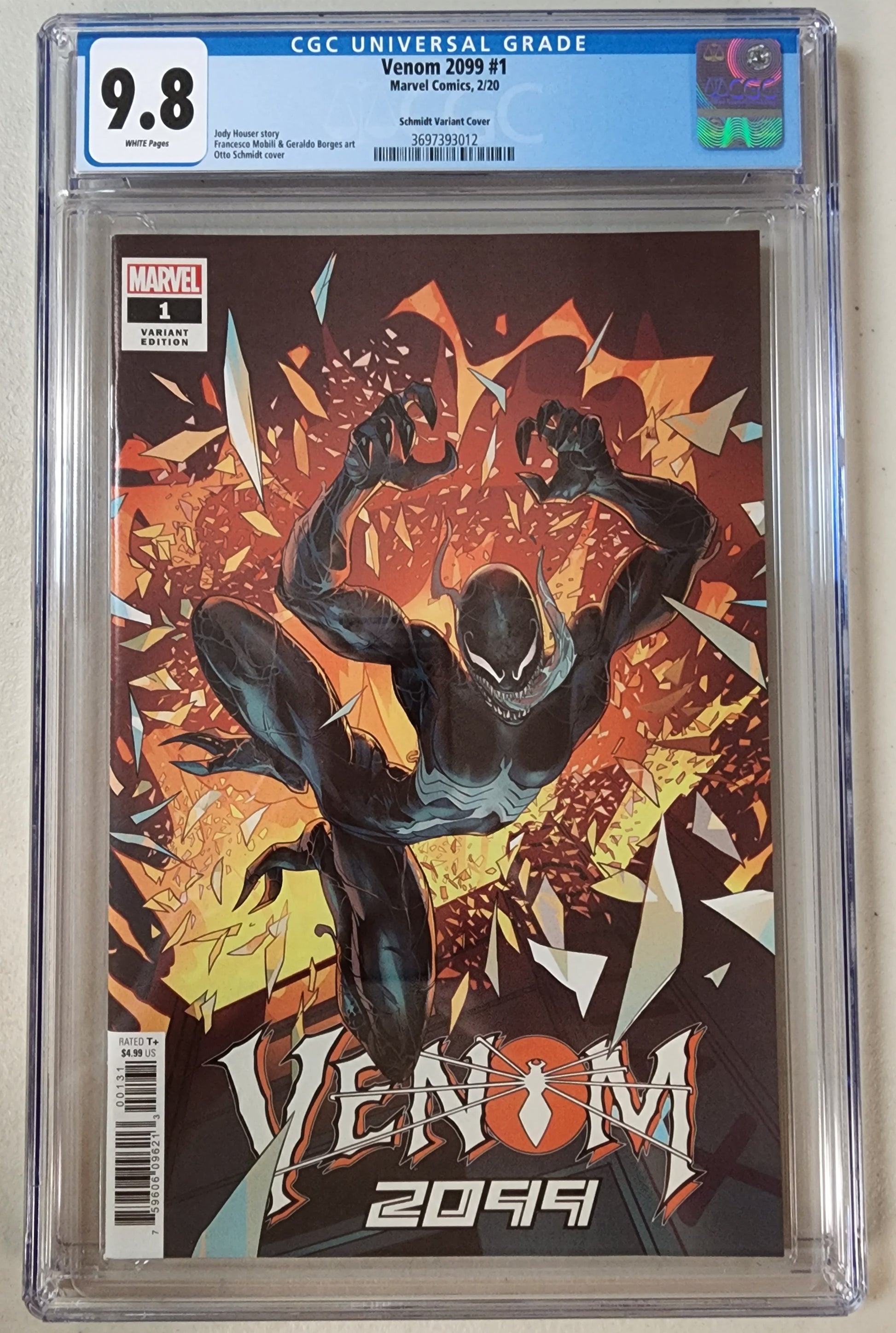 9.8 CGC Venom 2099 #1 Schmidt 1:25 Variant (1st App Alea Bell) 2020 [3697393012] CGC CGC   