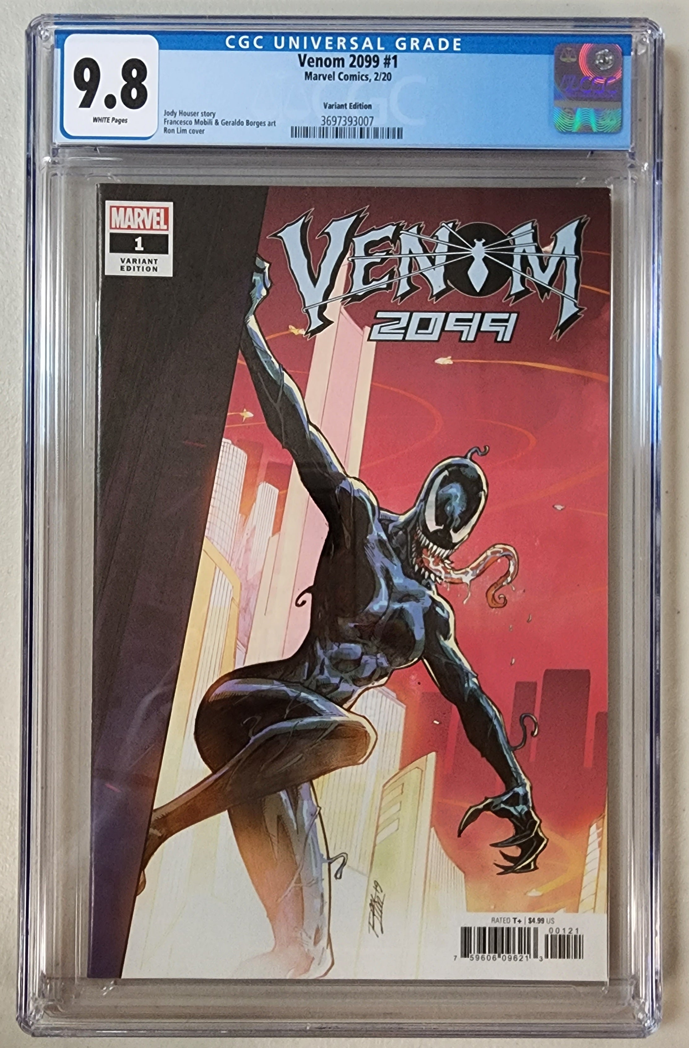 9.8 CGC Venom 2099 #1 Lim Variant (1st App Alea Bell) 2020