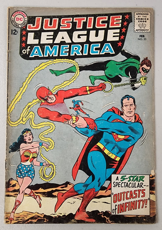 JUSTICE LEAGUE OF AMERICA #25 1964  DC COMICS   