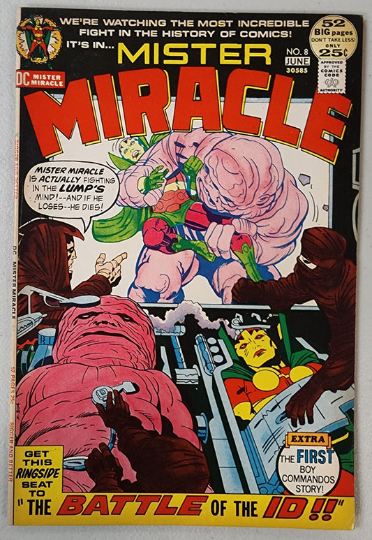 MISTER MIRACLE #8 1972 Metal Men DC COMICS   