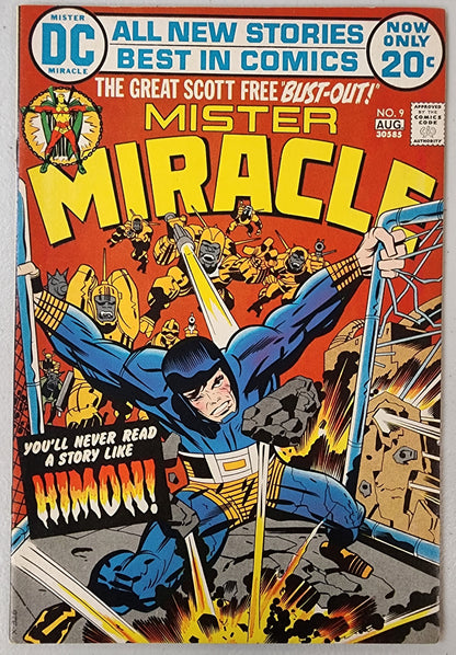 MISTER MIRACLE #9 KIRBY 1972 (1ST APP HIMON)