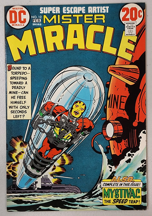 MISTER MIRACLE #12 MARK JEWELERS 1973