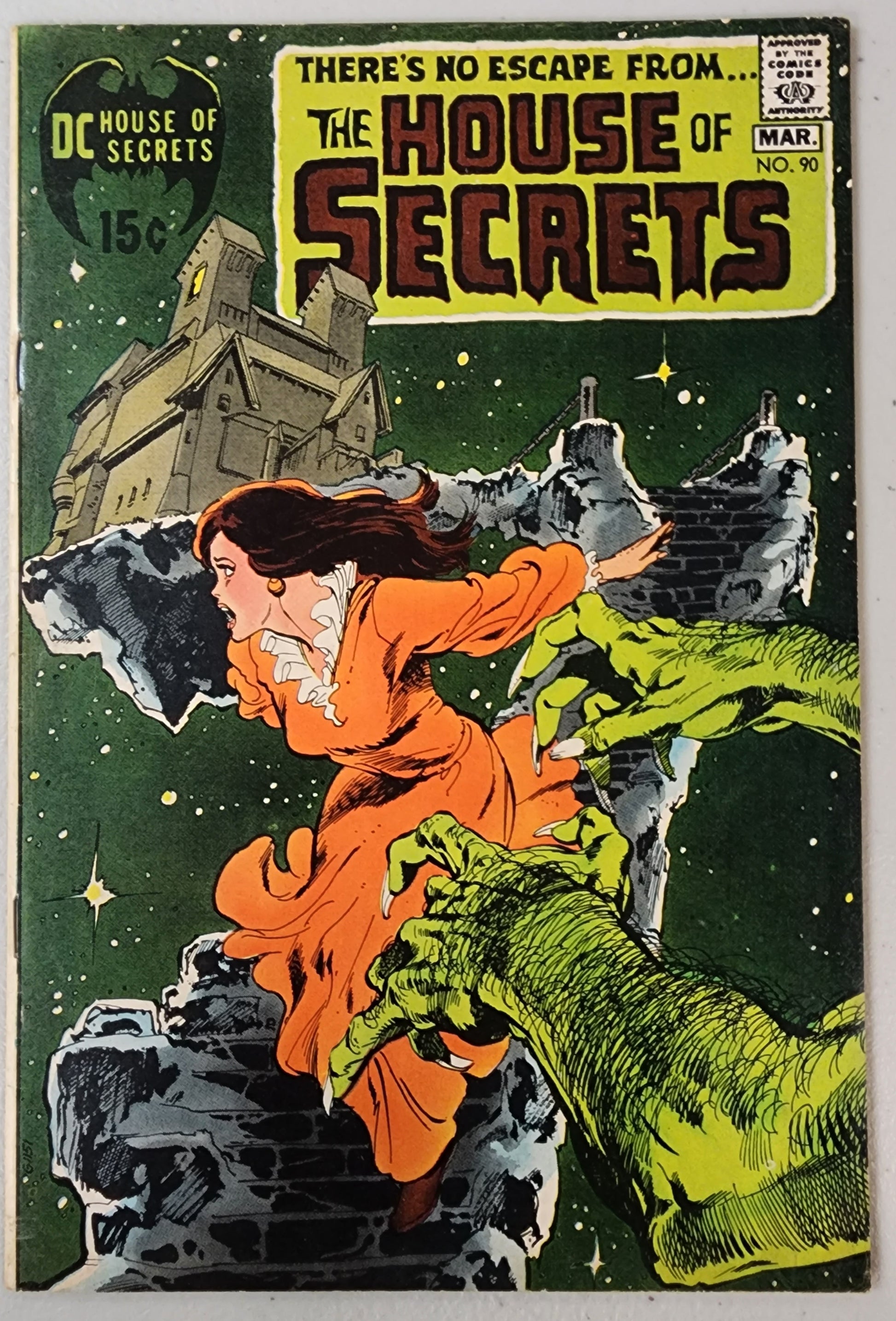 HOUSE OF SECRETS #90 NEAL ADAMS COVER 1971  DC COMICS   