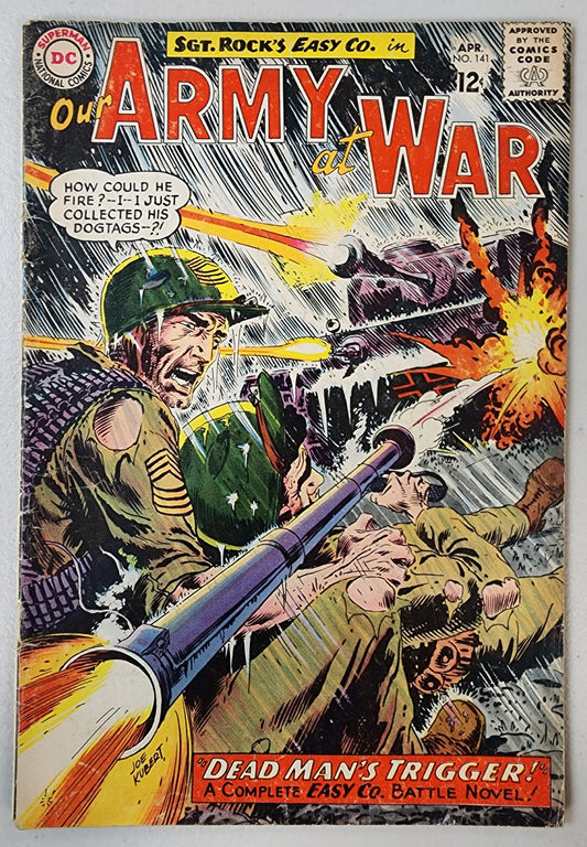 OUR ARMY AT WAR #141 SGT ROCK KUBERT 1964