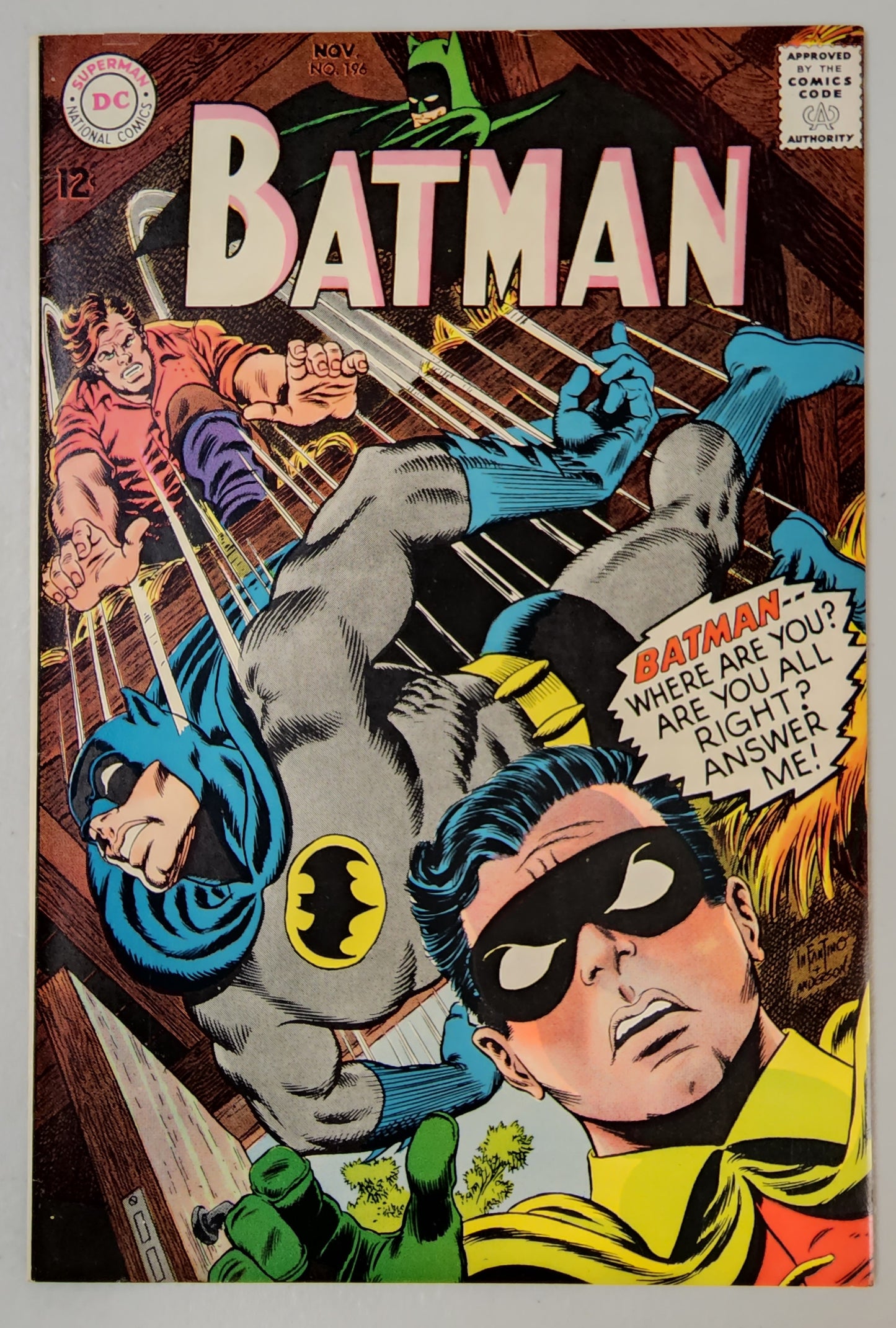 BATMAN #196 1967  DC COMICS   