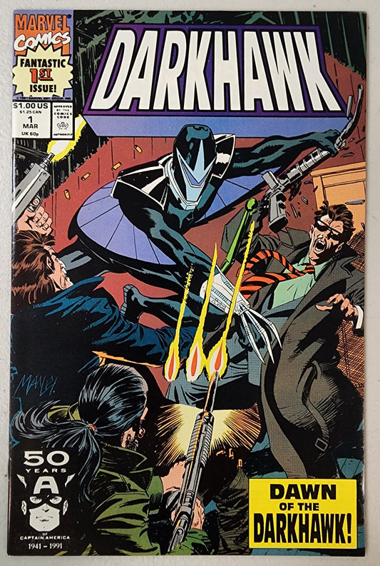 DARKHAWK #1 1991 comic book MARVEL COMICS   