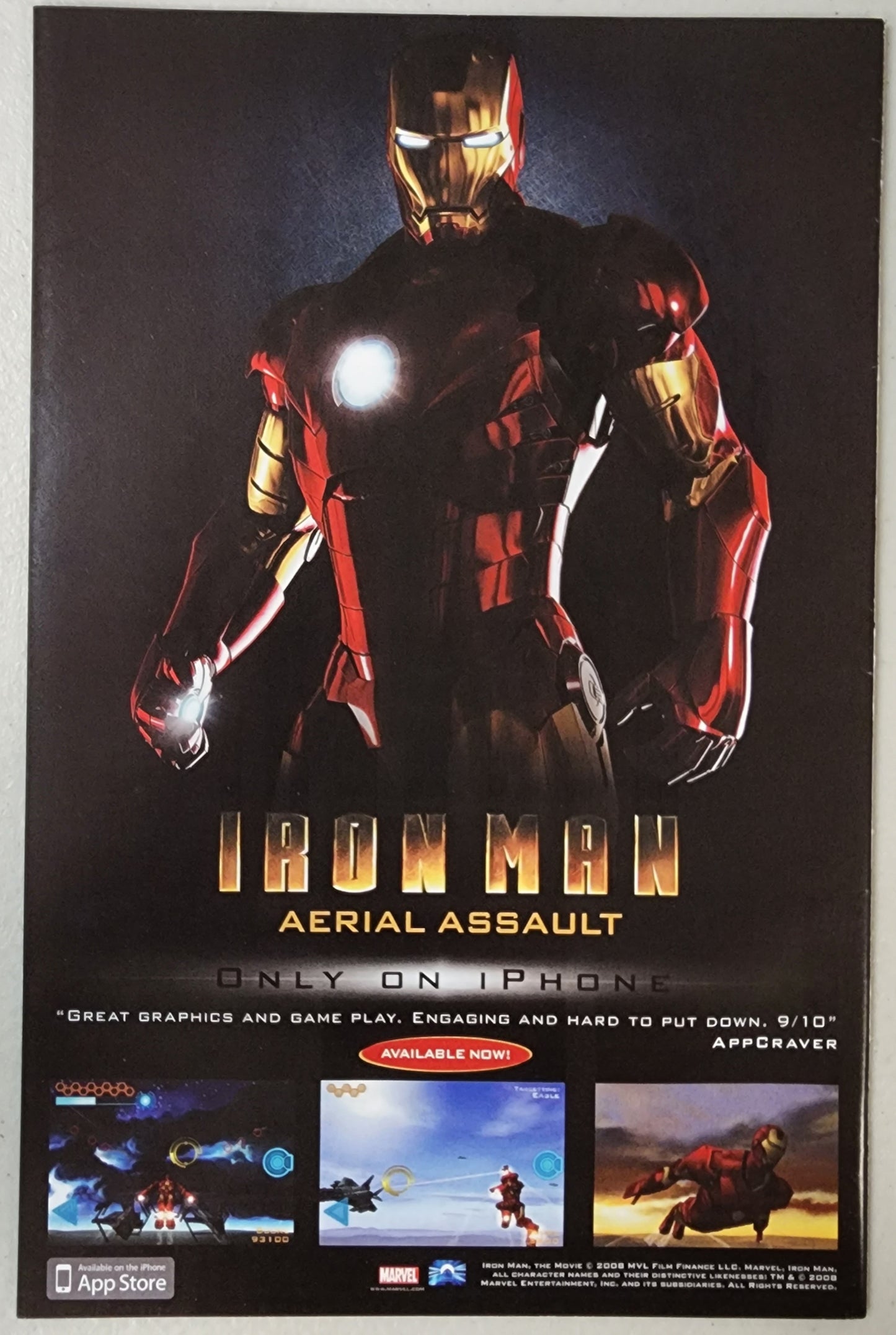 INVINCIBLE IRON MAN #10 (1ST APP RESCUE ARMOR) 2009 comic book MARVEL COMICS   