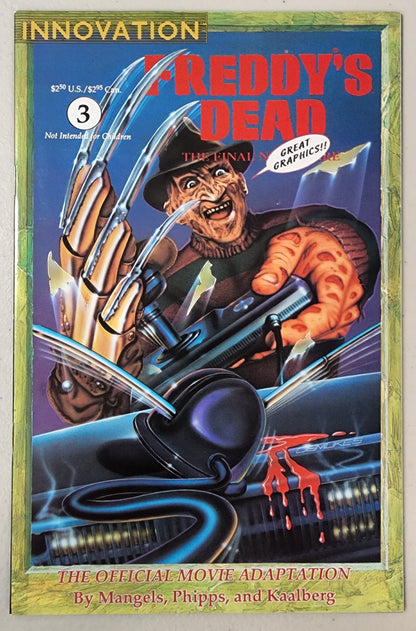 FREDDYS DEAD FINAL NIGHTMARE #3 1991 comic book INNOVATION   