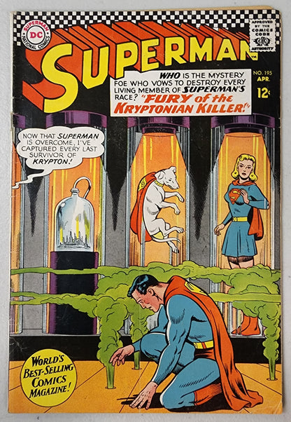 SUPERMAN #195 1967 Superman DC COMICS   