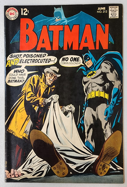 BATMAN #212 (LAST $0.12 ISSUE) 1969