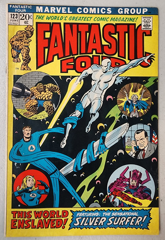 FANTASTIC FOUR #123 1972  MARVEL COMICS   