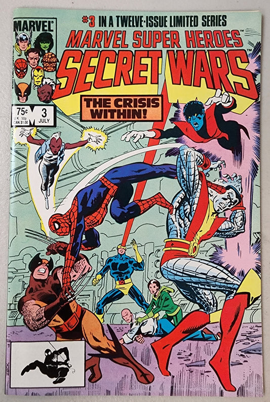 MARVEL SUPER HEROES SECRET WARS #3 1984 (1ST APP TITANIA)
