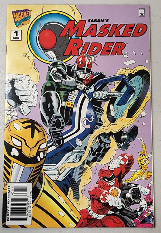 SABANS MASKED RIDER #1 1996 comic book MARVEL COMICS   