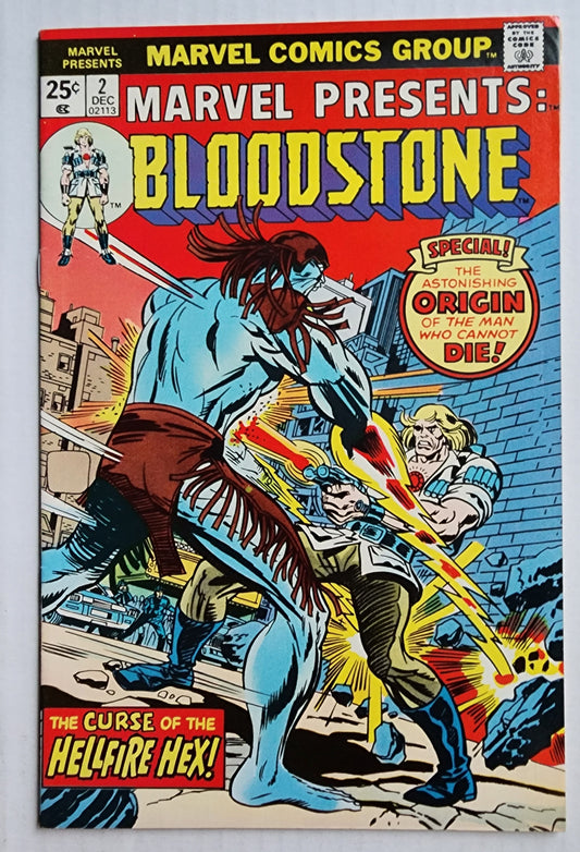 MARVEL PRESENTS #2 (ORIGIN OF BLOODSTONE CONTINUED) 1975 comic books MARVEL COMICS   