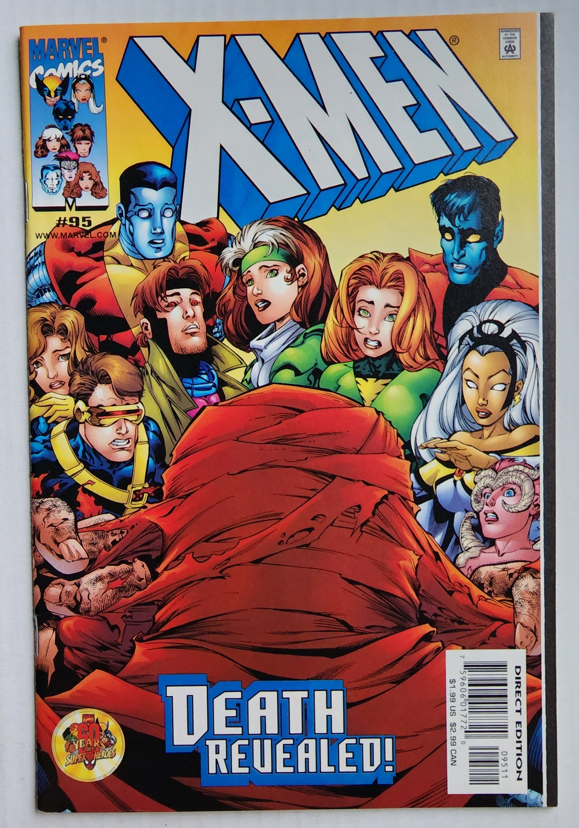 X-MEN #95 (1ST APP FIZ SKRULL SECRET INVASION) 1999 comic books MARVEL COMICS   