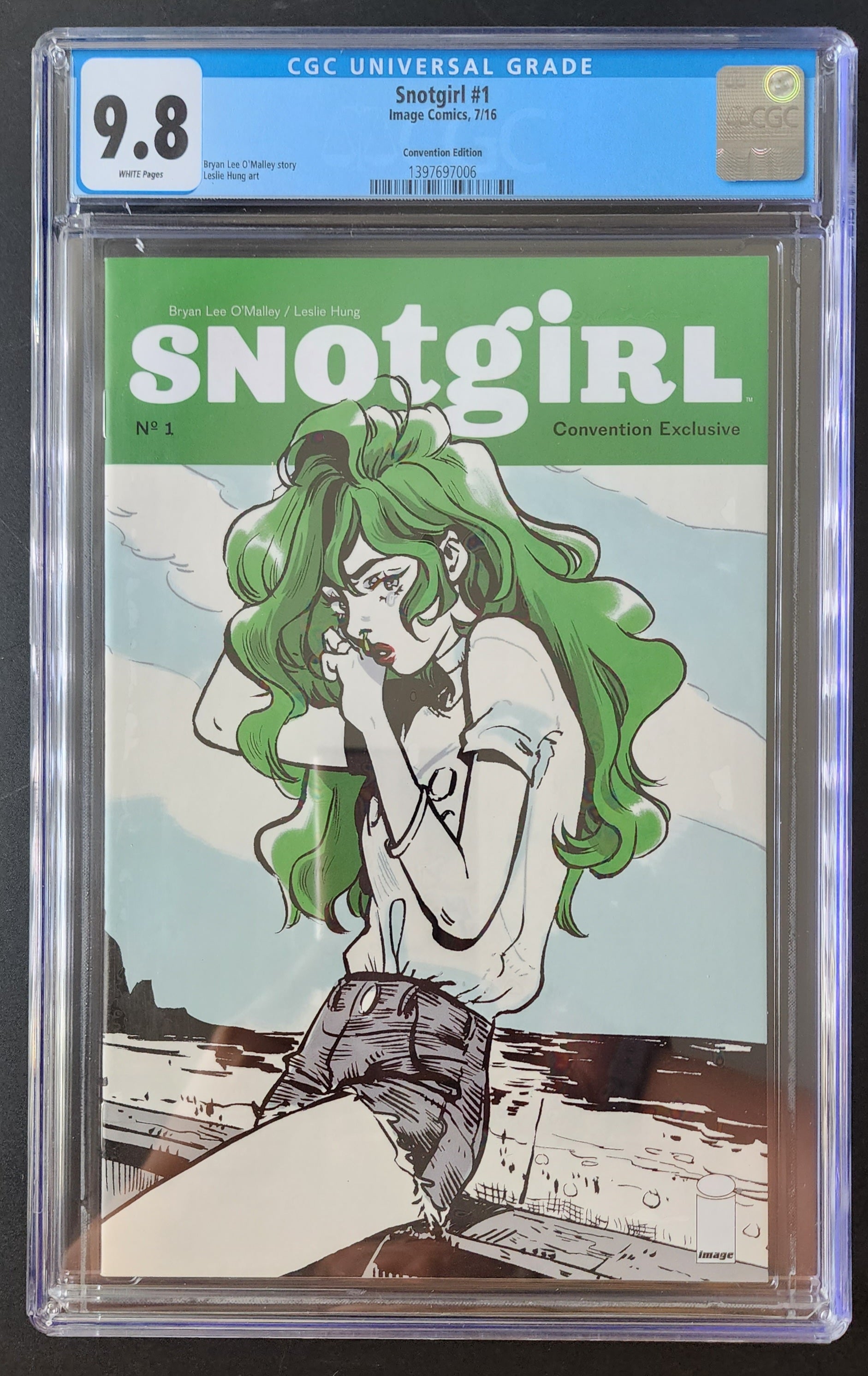 9.8 CGC SNOTGIRL #1 SDCC CONVENTION EXCLUSIVE 2016 [1397697006] CGC CGC   