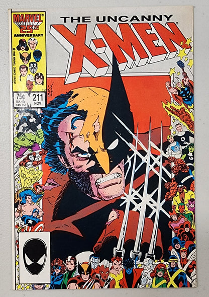 UNCANNY X-MEN #211 (1ST APP MARAUDERS) 1986