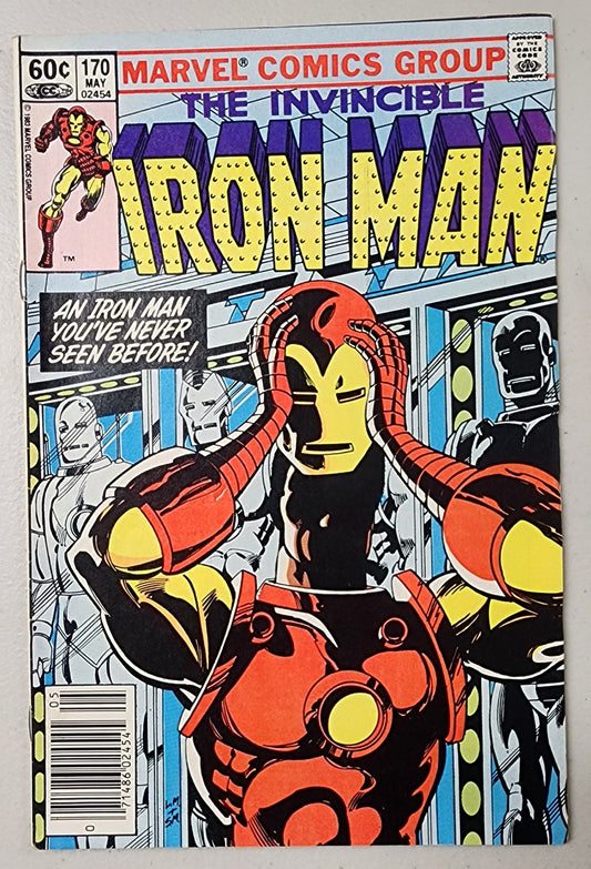 INVINCIBLE IRON MAN #170 (1ST APP RHODEY AS IRON MAN) 1983 comic book MARVEL COMICS   