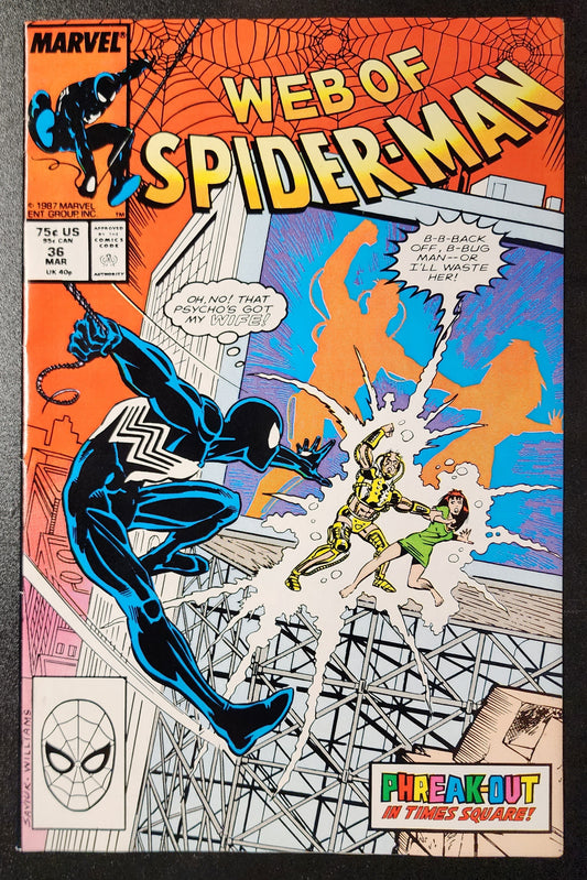 WEB OF SPIDER-MAN #36 (1ST APP TOMBSTONE) 1985 Spider-Man MARVEL COMICS   