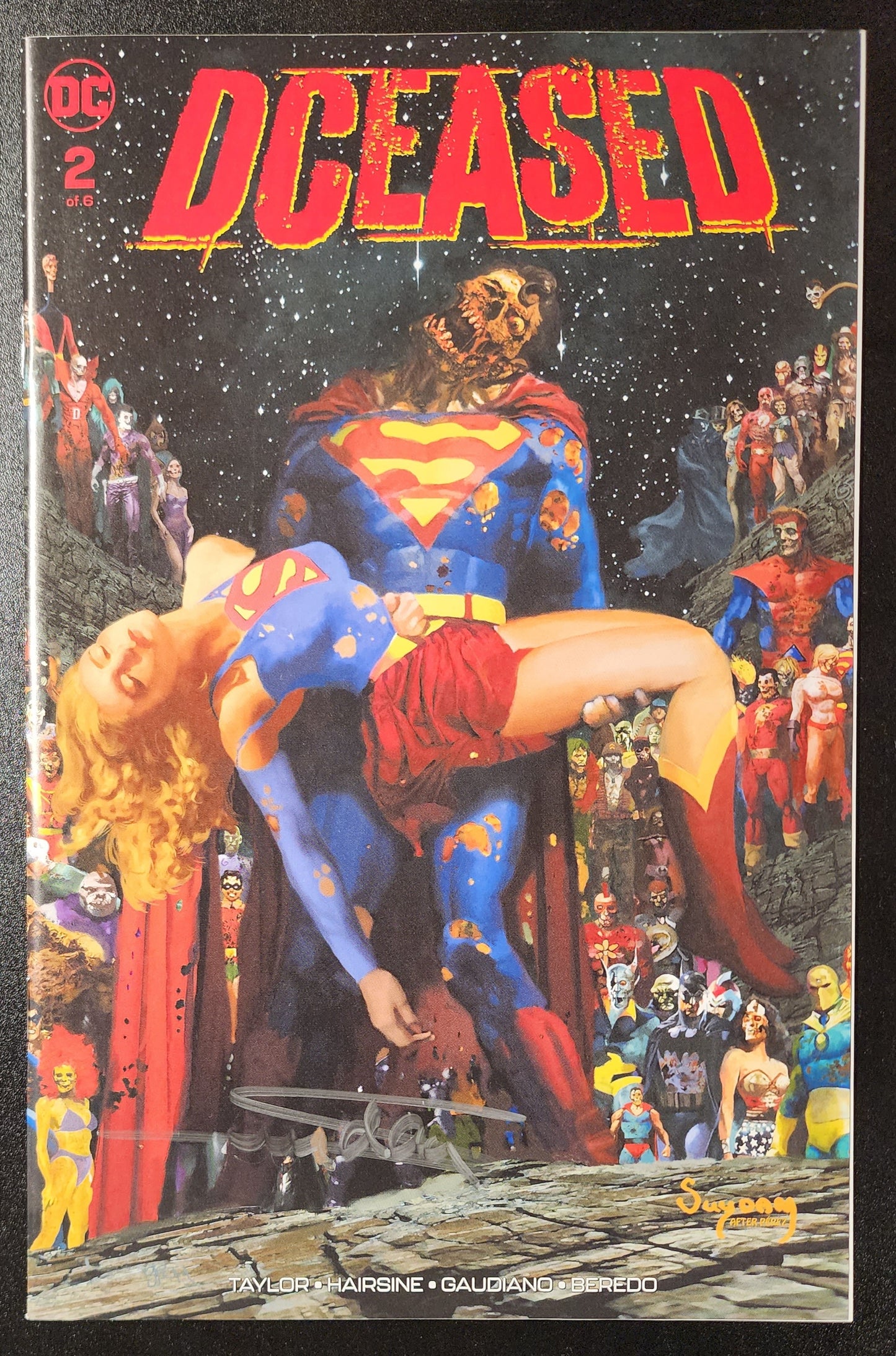 DCEASED #2 HOMAGE VARIANT SIGNED BY ARTHUR SUYDAM