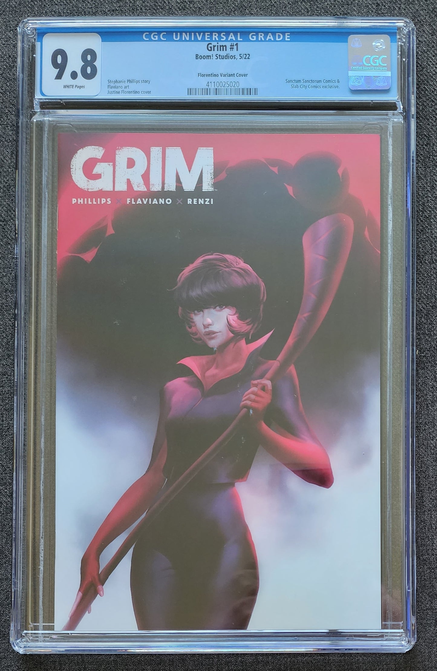 9.8 CGC GRIM #1 JUSTINE FLORENTINO VARIANT [4110025020]