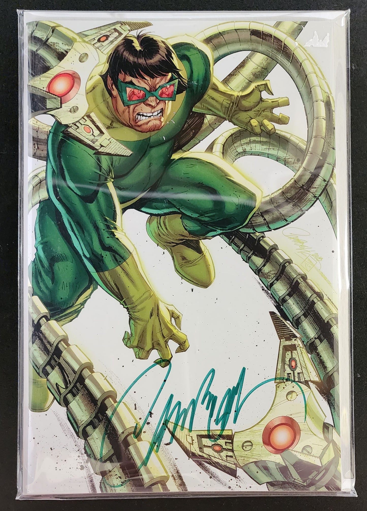 AMAZING SPIDER-MAN #800 DOC OCK SIGNED J SCOTT CAMPBELL COA VIRGIN VARIANT 2018 Spider-Man MARVEL COMICS   