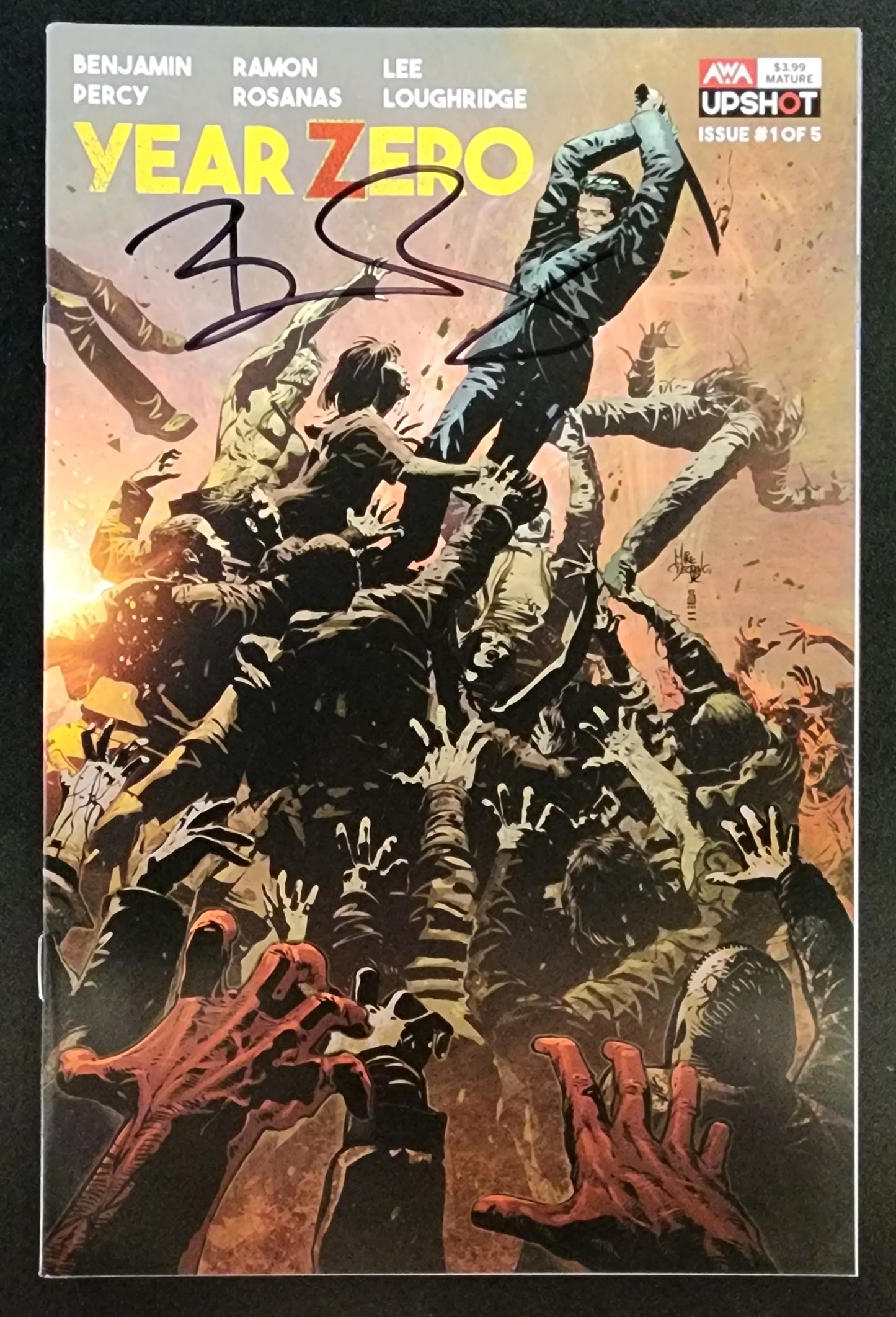 YEAR ZERO #1 VARIANT SIGNED BY BEN PERCY 2020