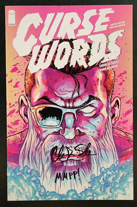 CURSE WORDS LIMITED EDITION PREVIEW ASHCAN SIGNED BY CHARLES SOULE