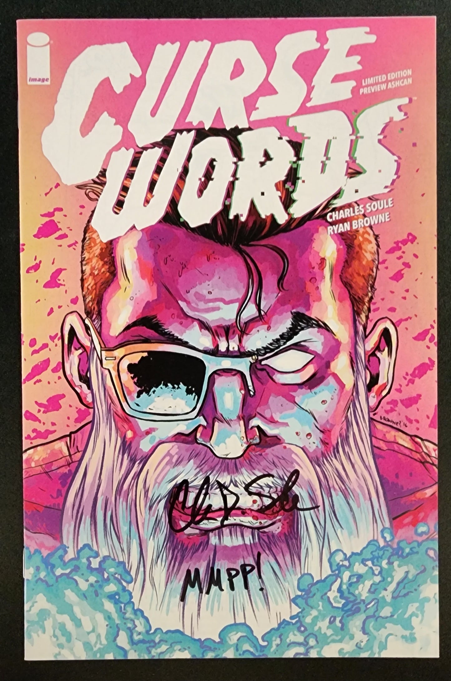 CURSE WORDS LIMITED EDITION PREVIEW ASHCAN SIGNED BY CHARLES SOULE  IMAGE COMICS   