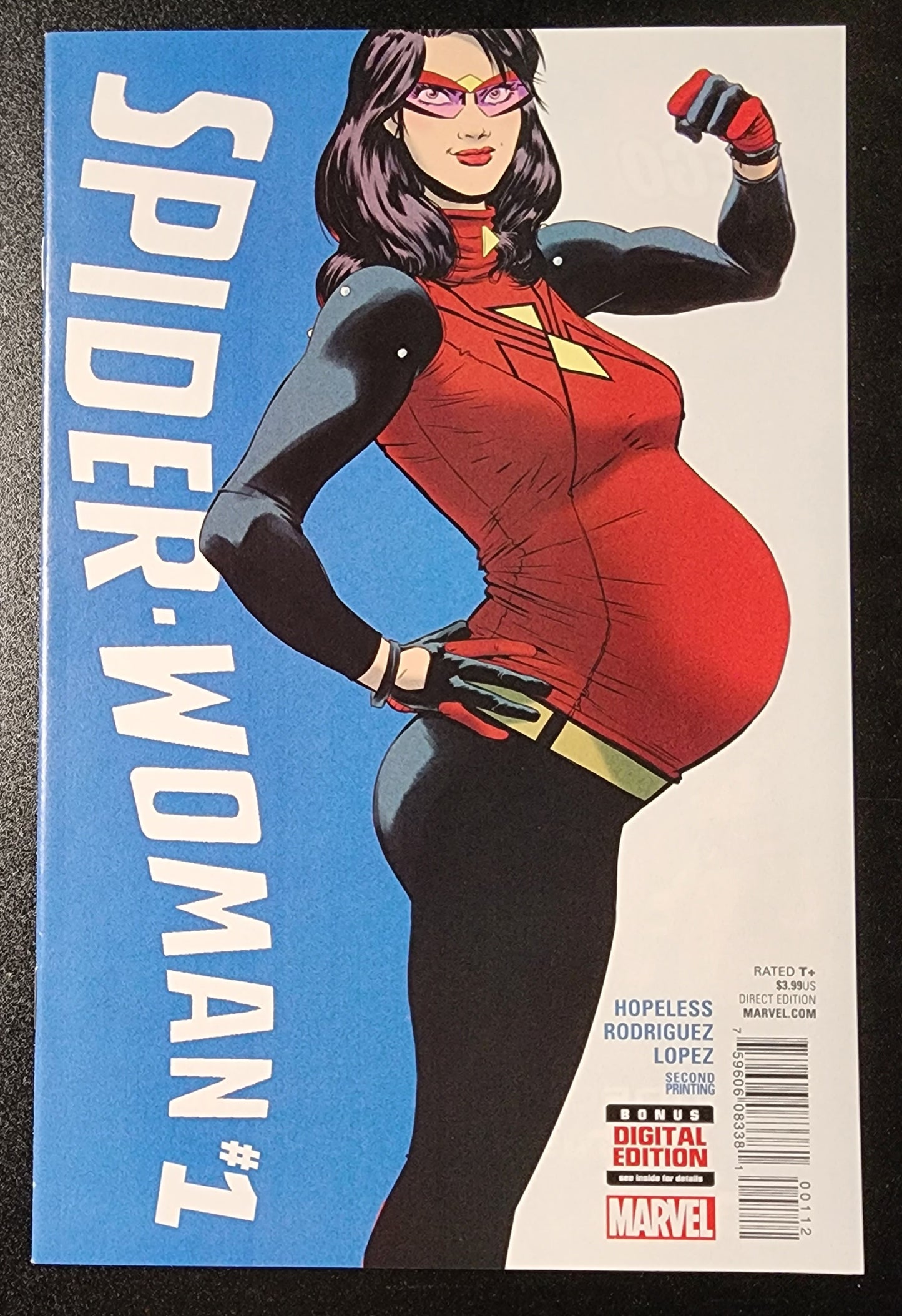 SPIDER-WOMAN #1 2ND PRINT VARIANT 2015 Spider-Man MARVEL COMICS   