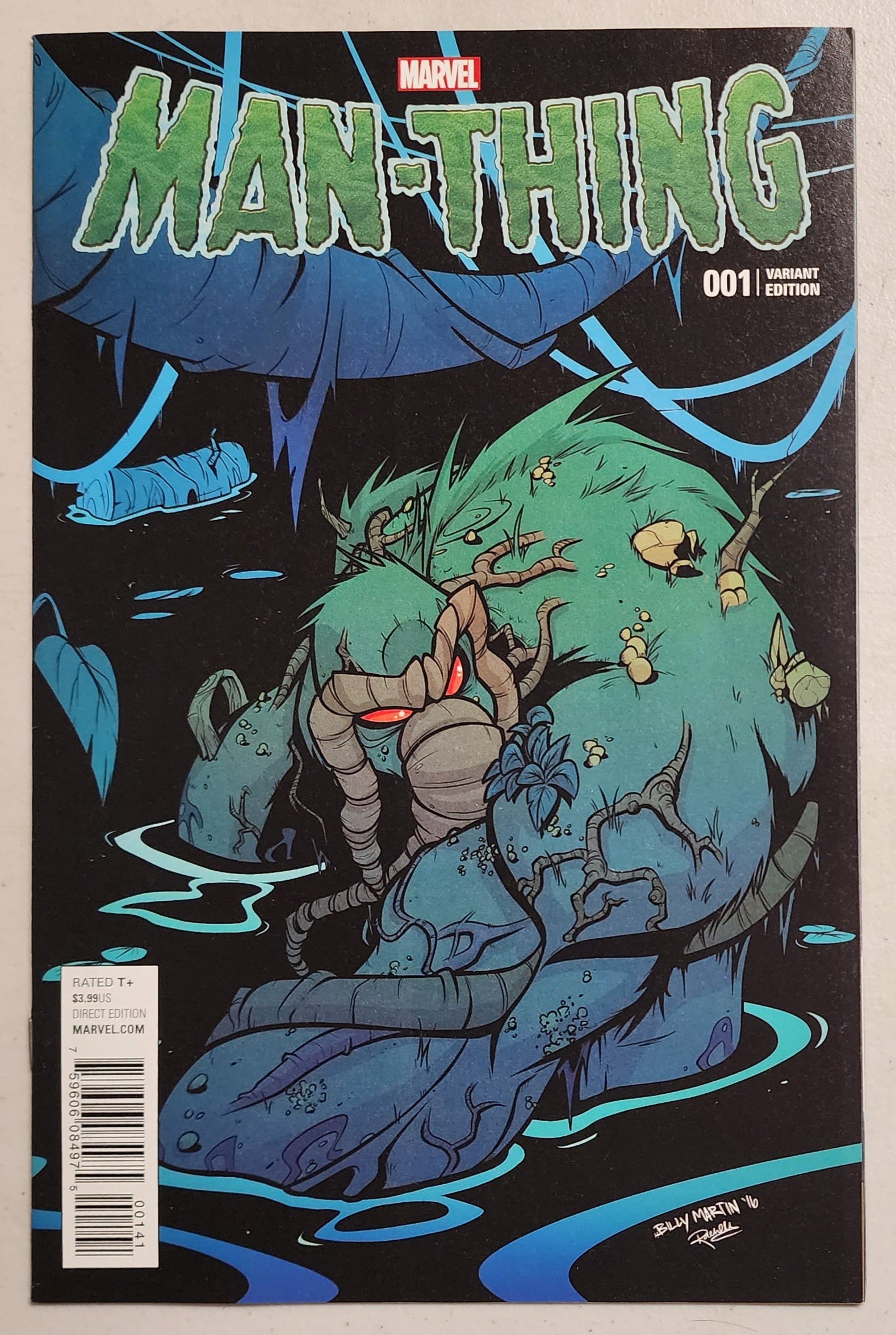 MAN-THING #1 MARTIN 1:25 VARIANT 2016 Man-Thing MARVEL COMICS   