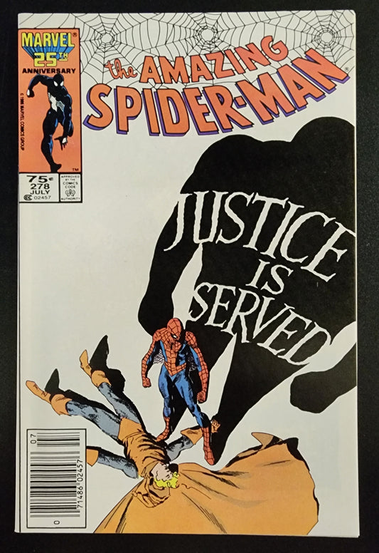 AMAZING SPIDER-MAN #278 NEWSSTAND 1986